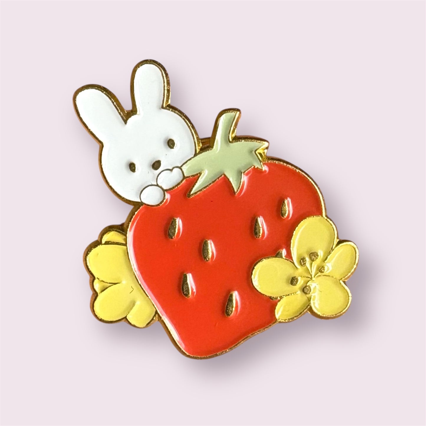 Rabbit pin badge