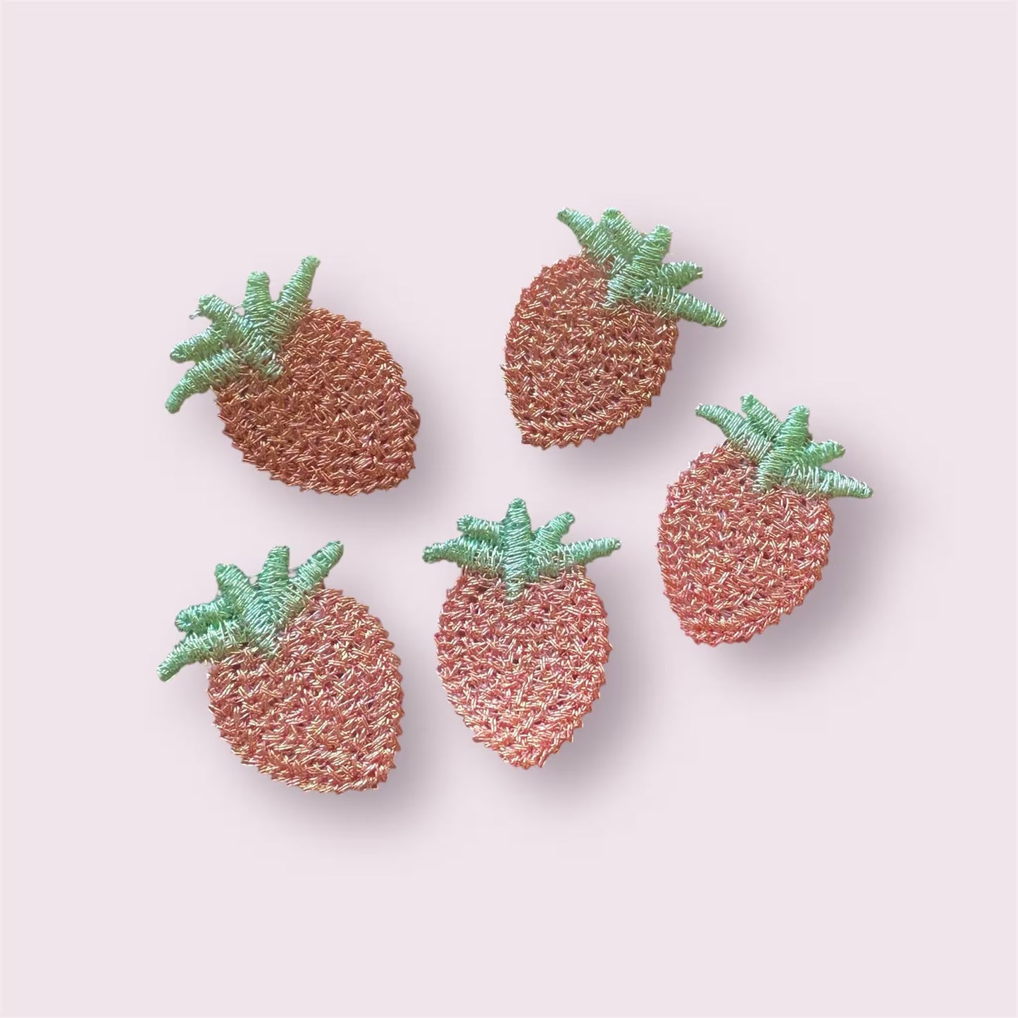 carrot applique patches,25mm