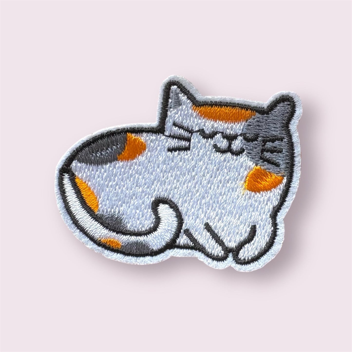 cat iron on patch