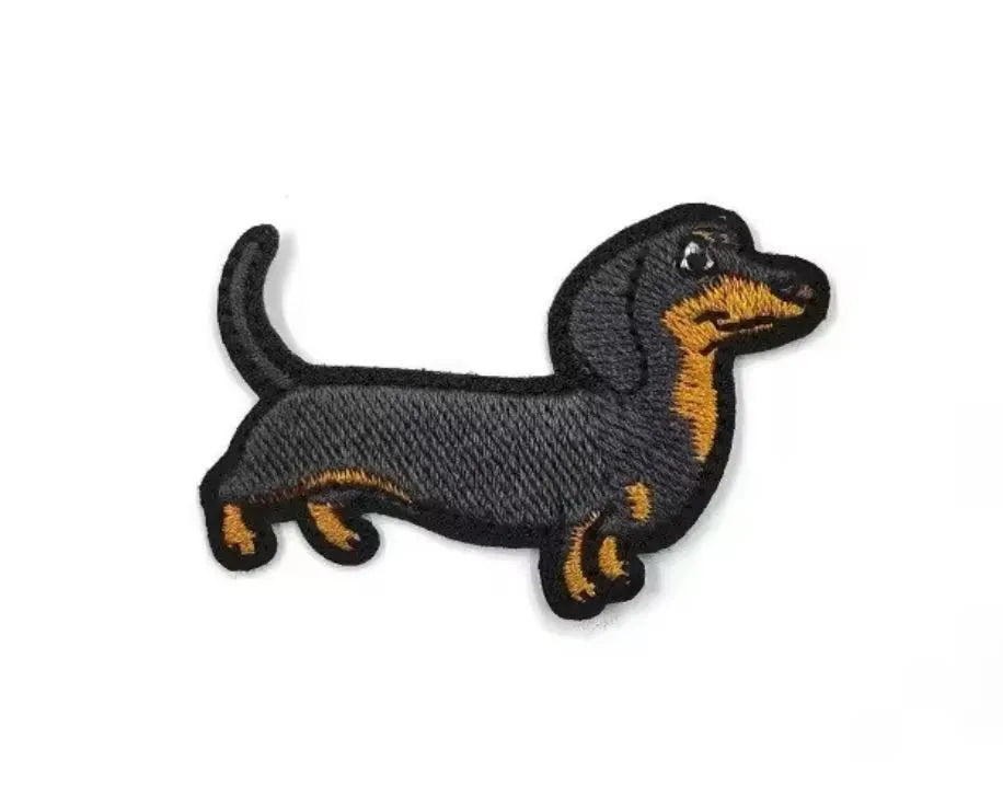 Dog iron on patch