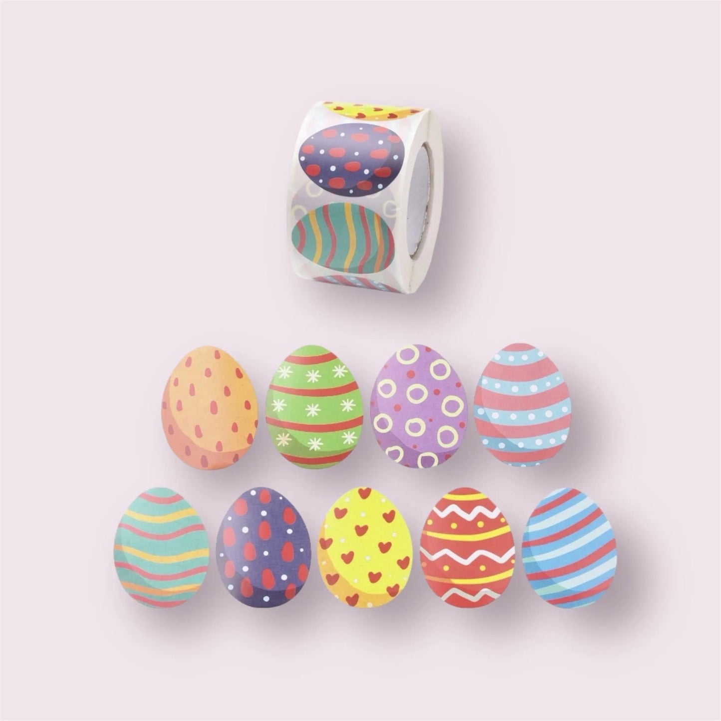 Easter egg stickers