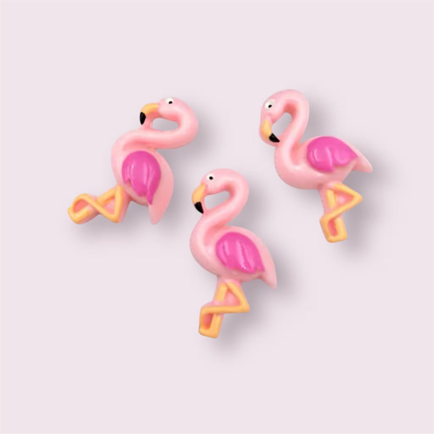 Flamingo cabochons, 34mm