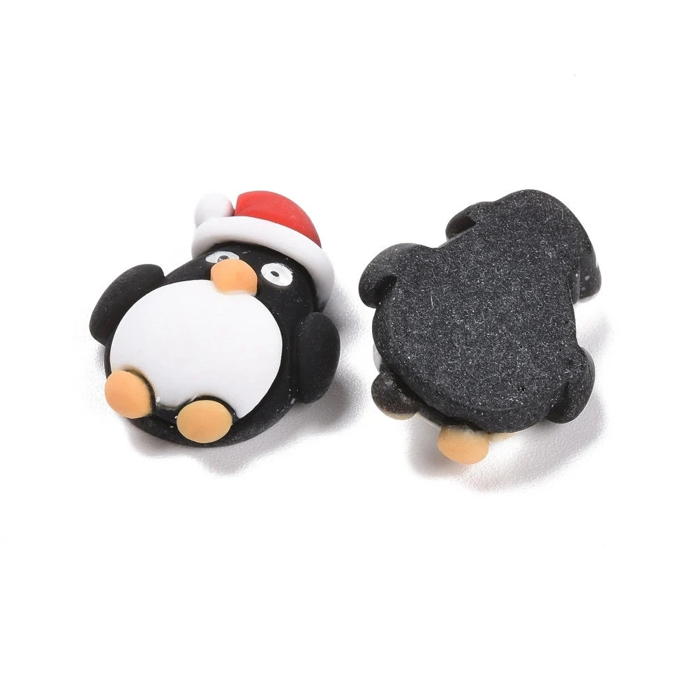 Penguin cabochons, 23mm