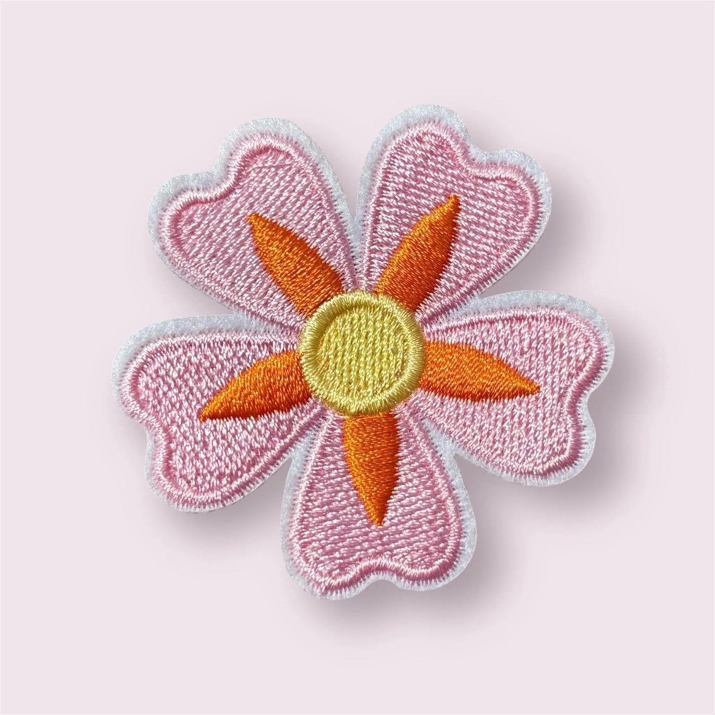 Pink flower patch, 51mm