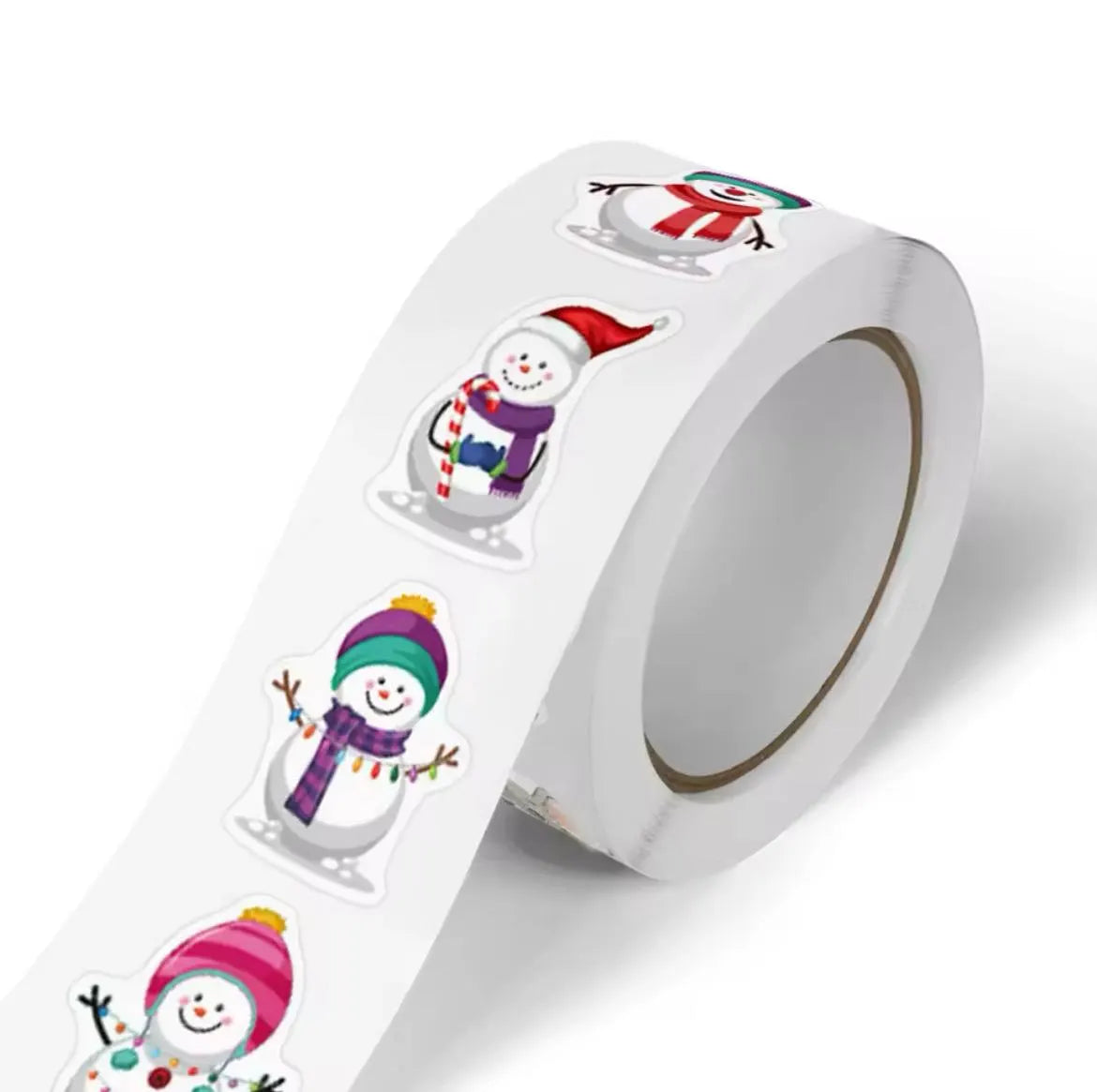 snowman stickers,( not on a roll)