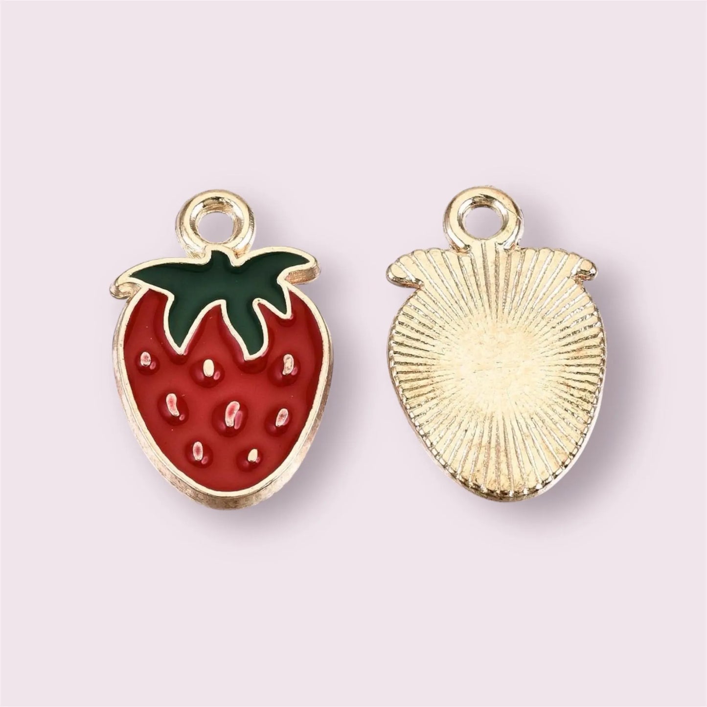 Strawberry charms, 18mm
