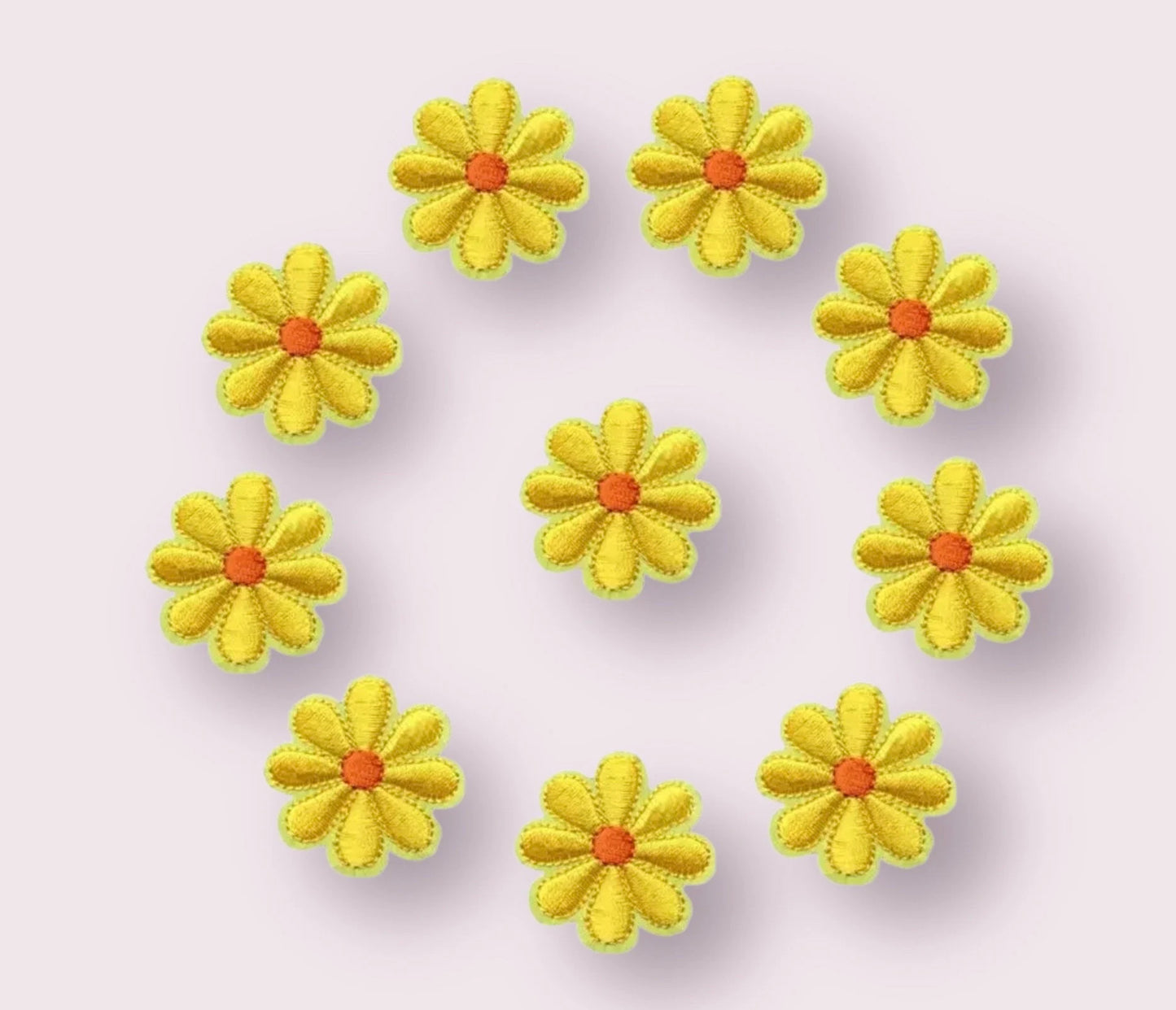 Yellow flower patch, 4cm