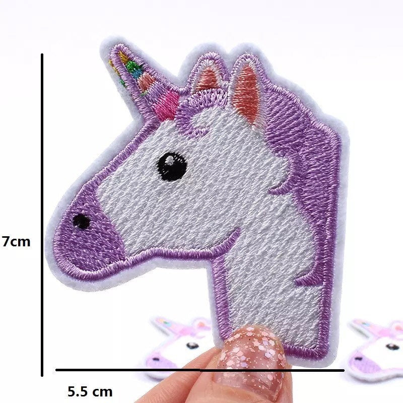 Unicorn iron on patch,pastel
