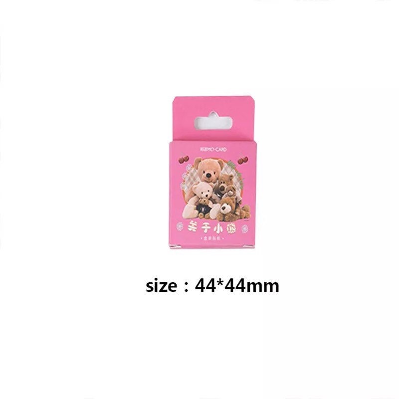 Teddy bear stickers, paper craft