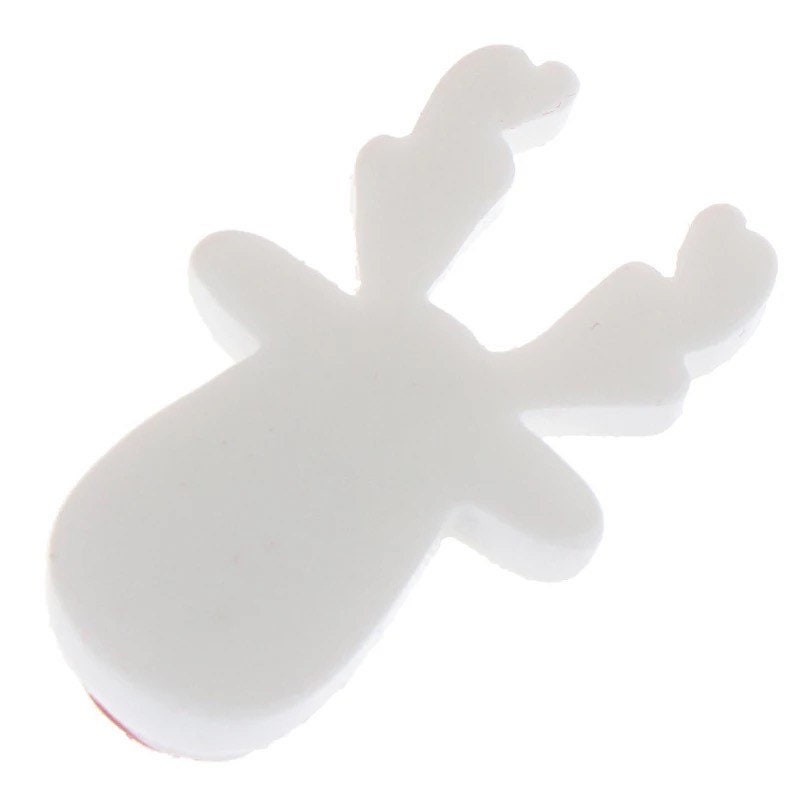 Reindeer resin cabochons, 30mm