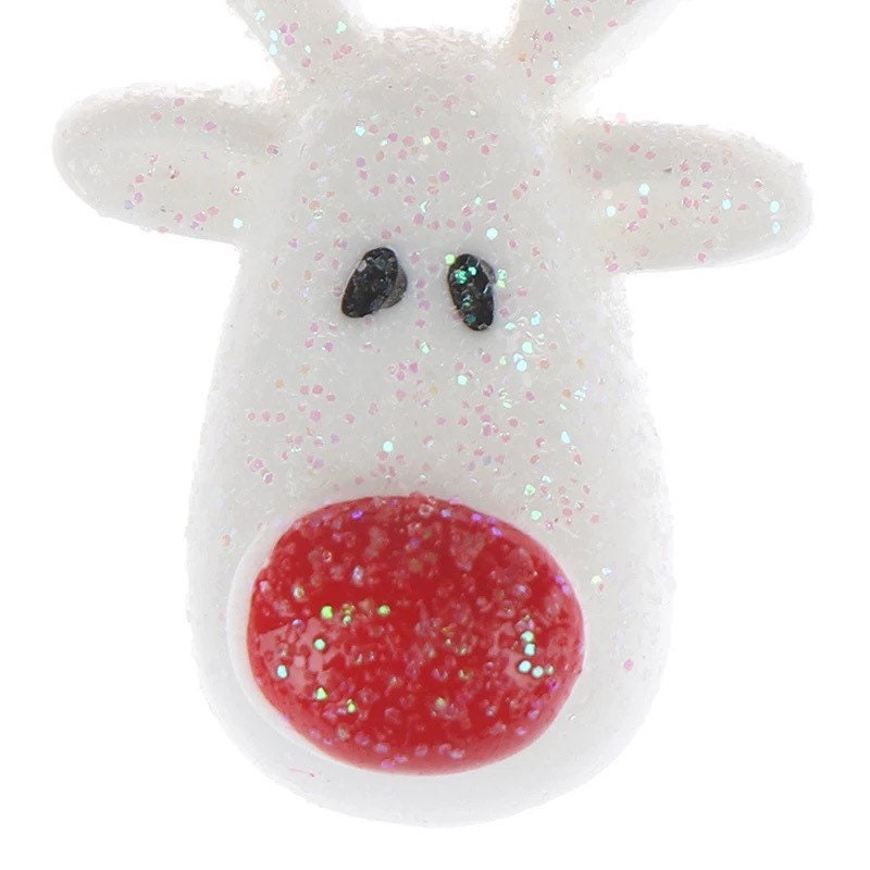 Reindeer resin cabochons, 30mm
