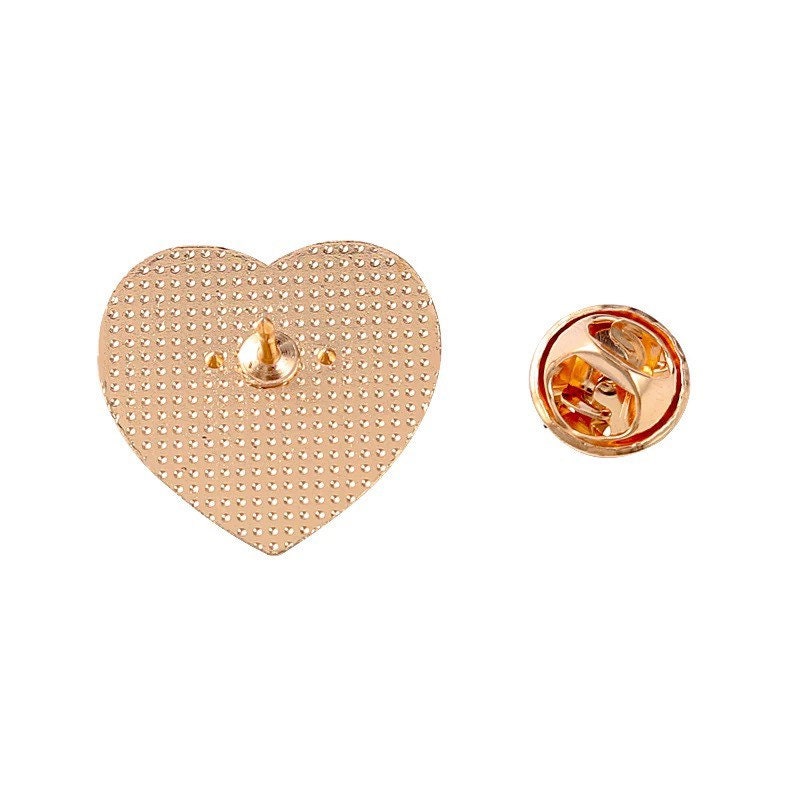 Purple heart enamel pin badge