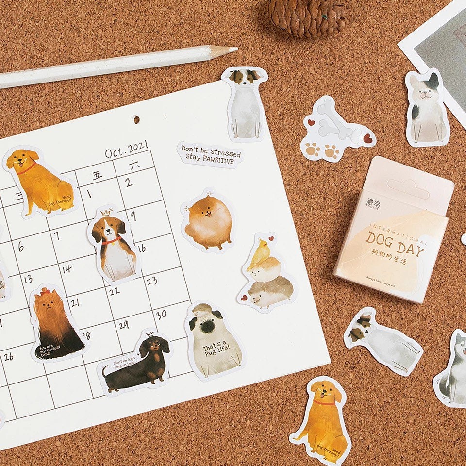 Cute dog stickers