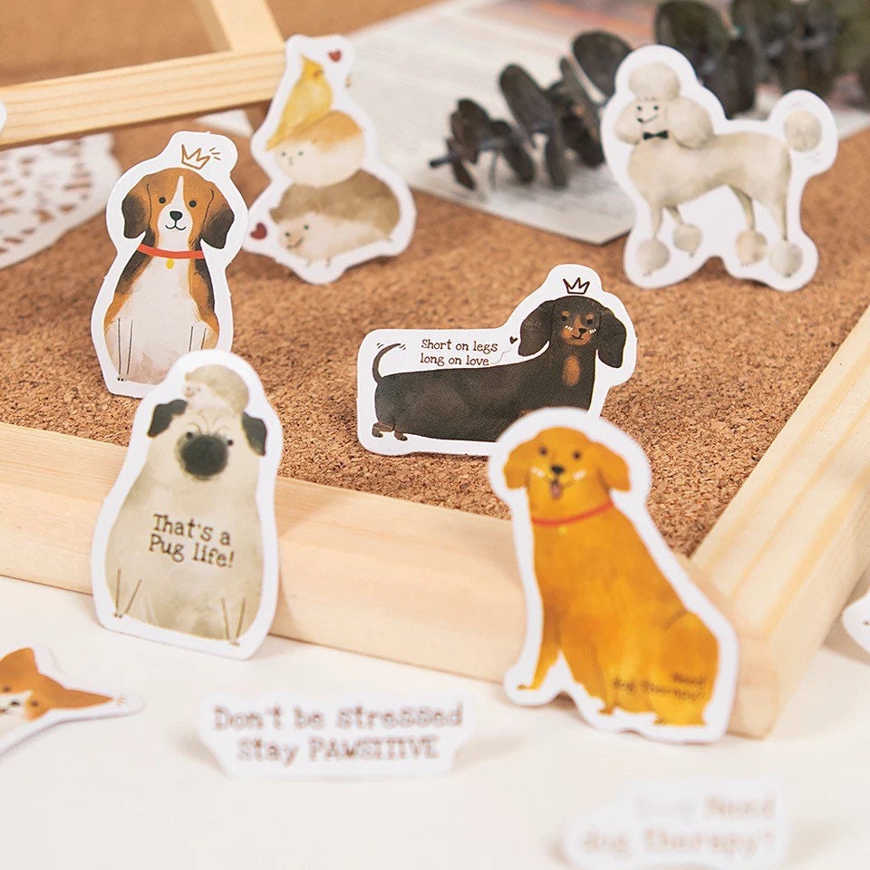 Cute dog stickers