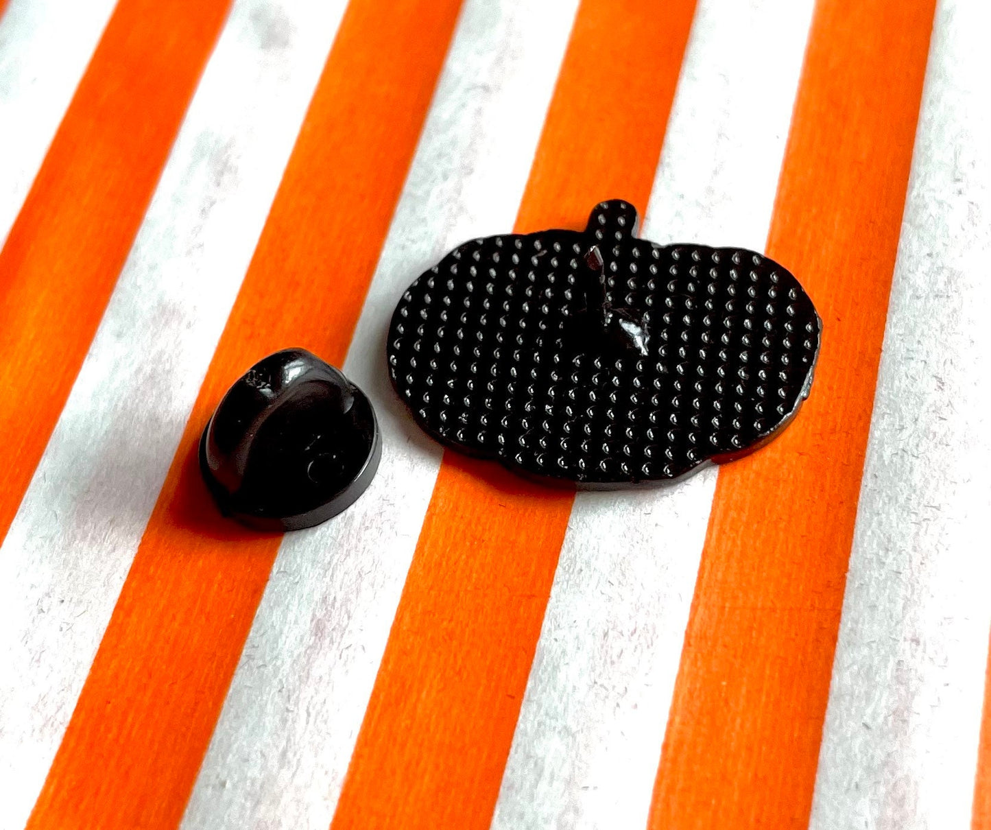 Pumpkin enamel pin badge,