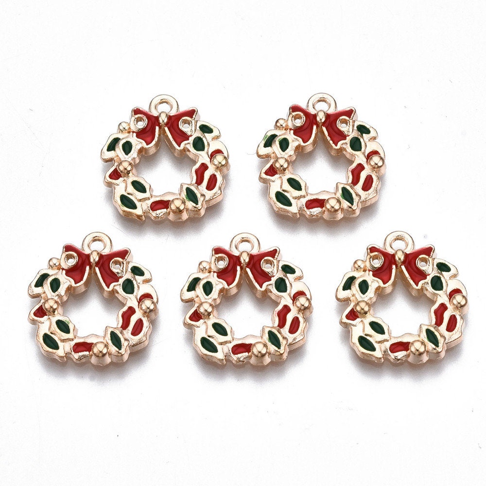 Wreath charms, 17mm