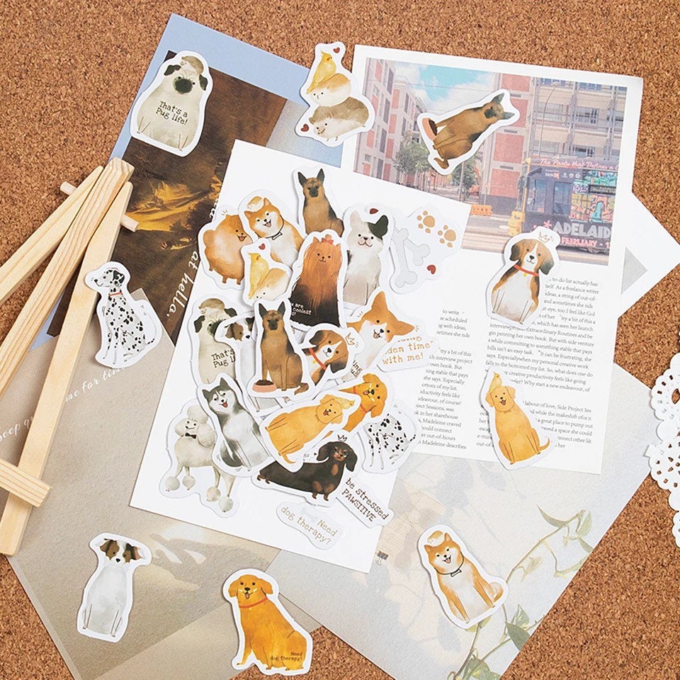 Cute dog stickers