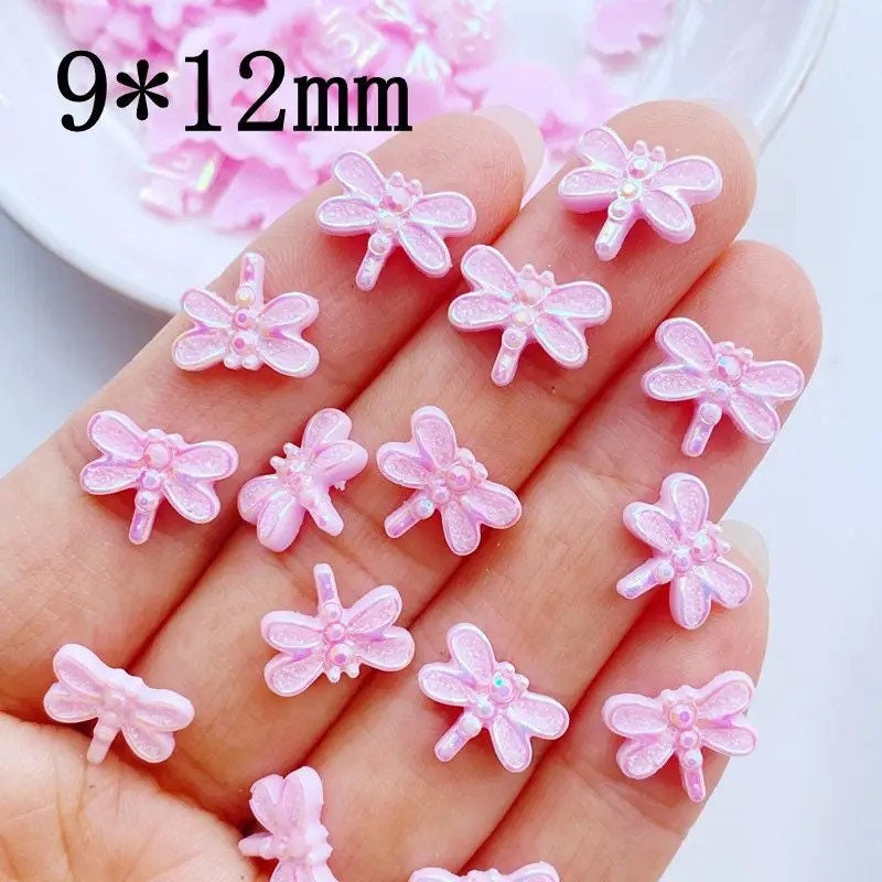 Dragonfly embellishments, 12mm
