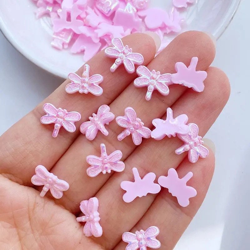 Dragonfly embellishments, 12mm