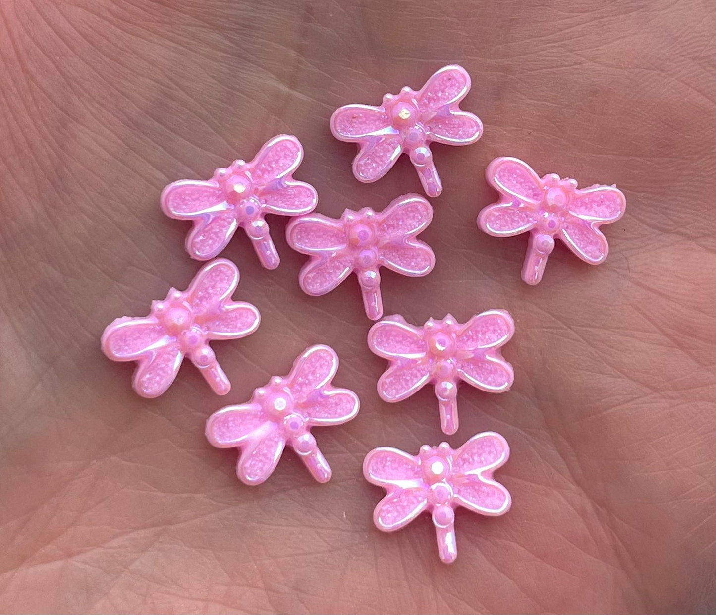 Dragonfly embellishments, 12mm