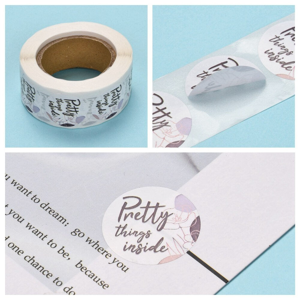 pretty things craft stickers, 25mm
