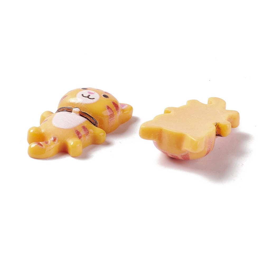 Cat resin embellishments, 26mm