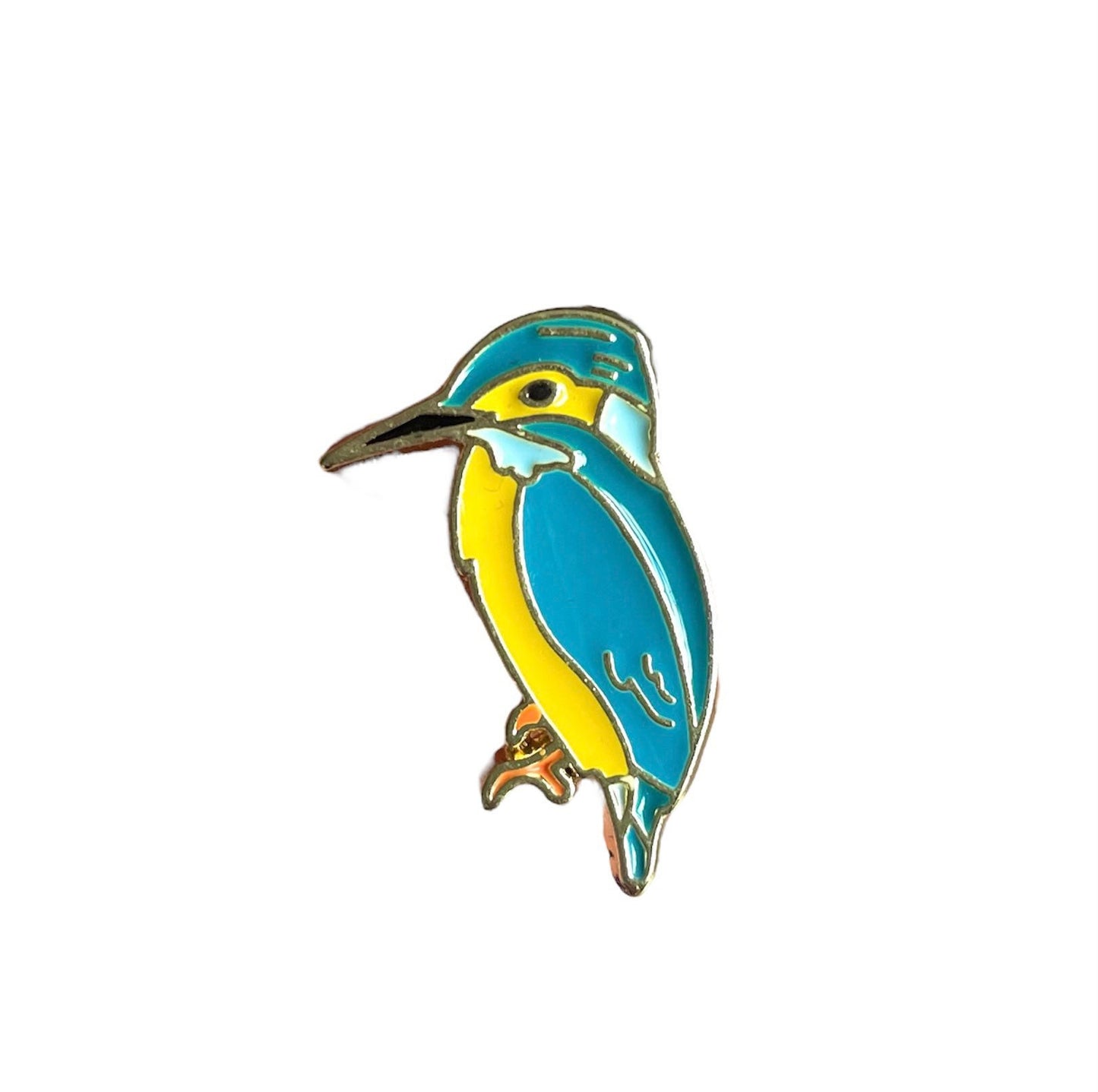 Kingfisher enamel pin badge