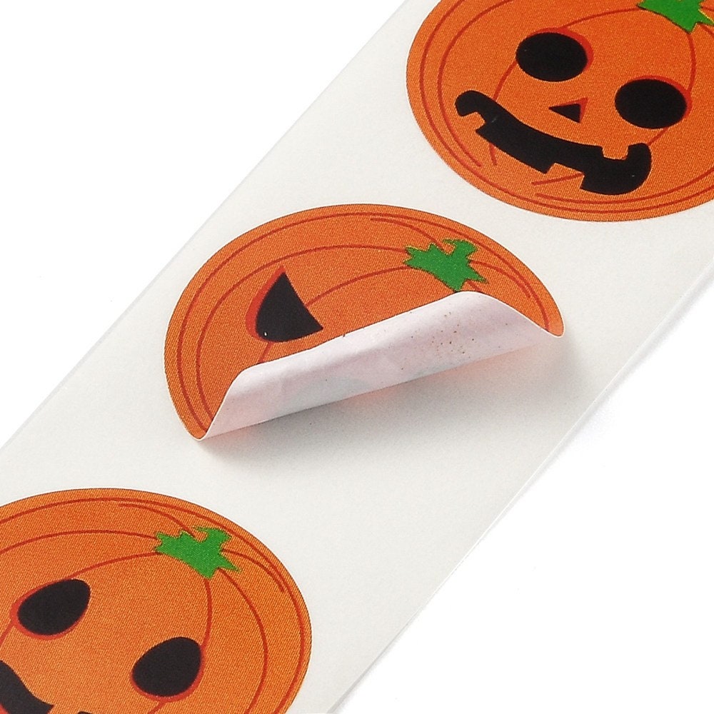 Halloween craft stickers, 25mm round