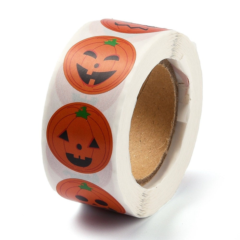 Halloween craft stickers, 25mm round