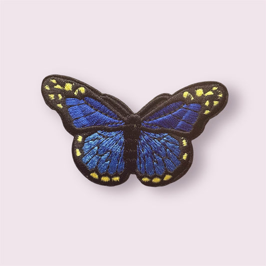 Butterfly patch, royal blue