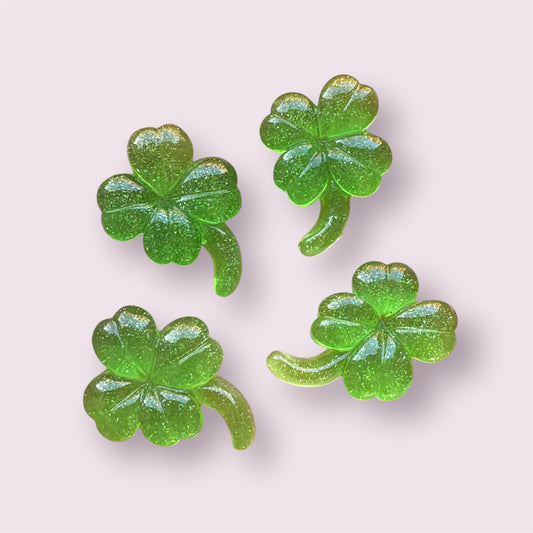 Clover cabochons, 28mm