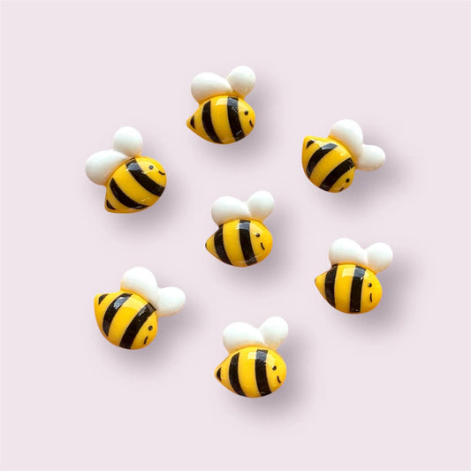 Bee cabochons, 11mm
