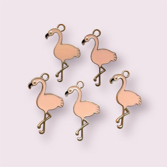 Flamingo charms