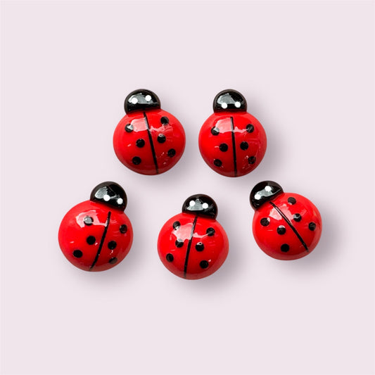 ladybird cabochons, 19mm
