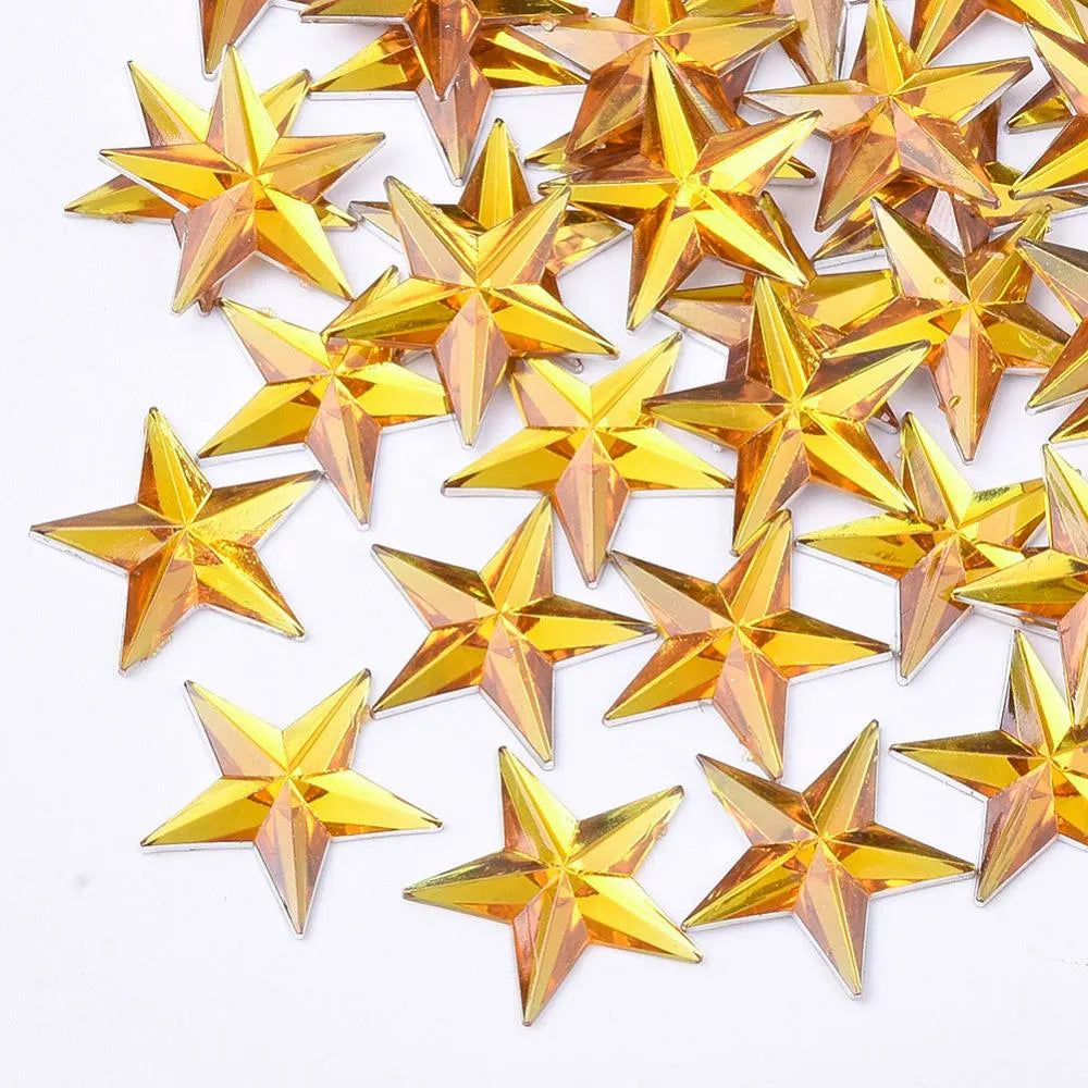 gold star embellishments