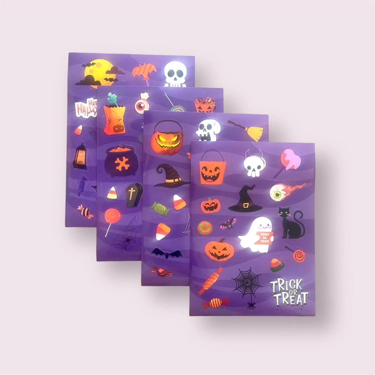 Halloween sticker sheets x 4