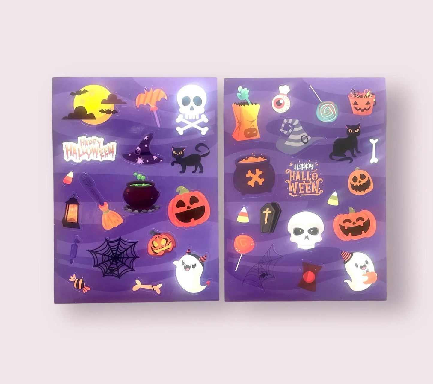 Halloween sticker sheets x 4