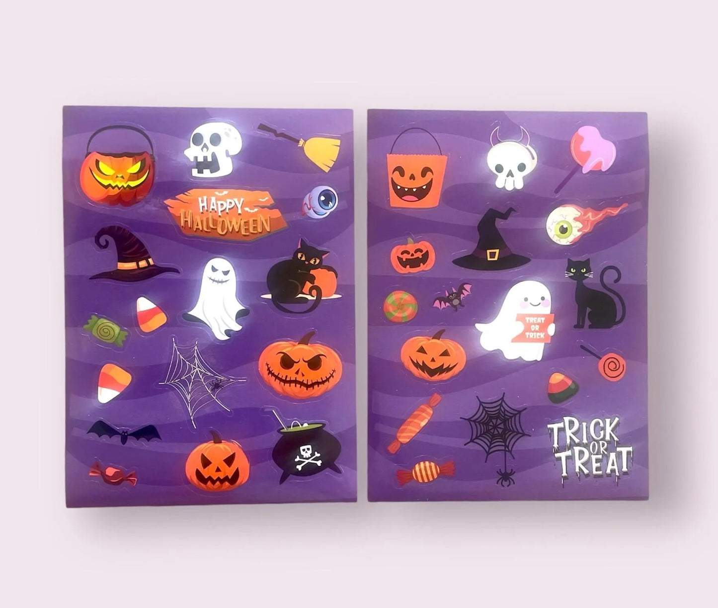 Halloween sticker sheets x 4