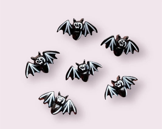 Bat cabochons, mini 13mm