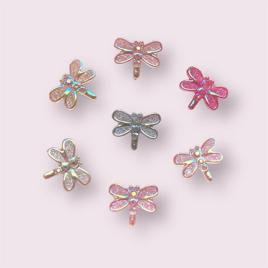 mixed dragonfly cabochons, 12mm