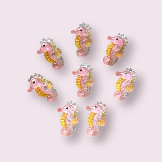 Seahorse mini cabochons, 14mm