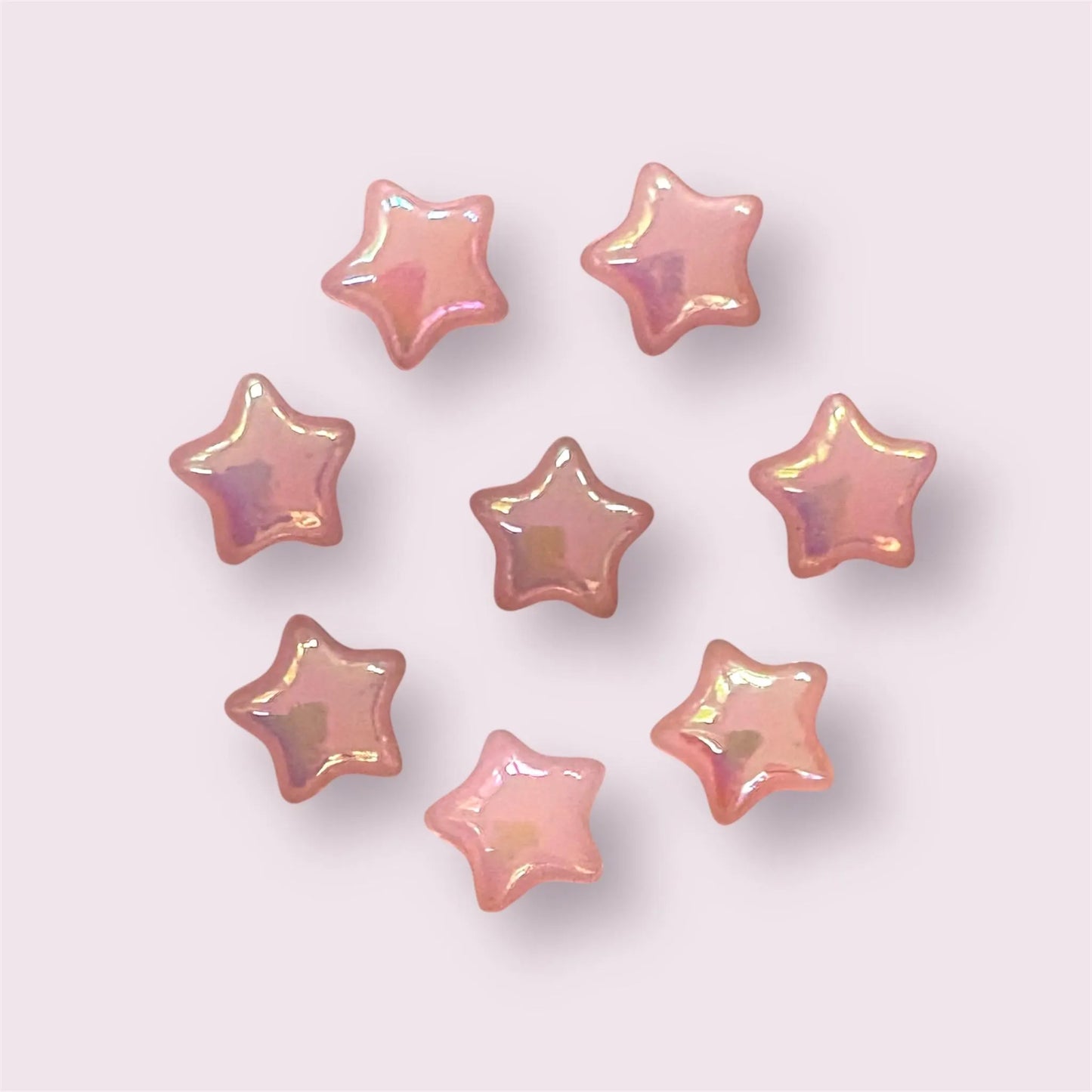 pink stars, 10mm