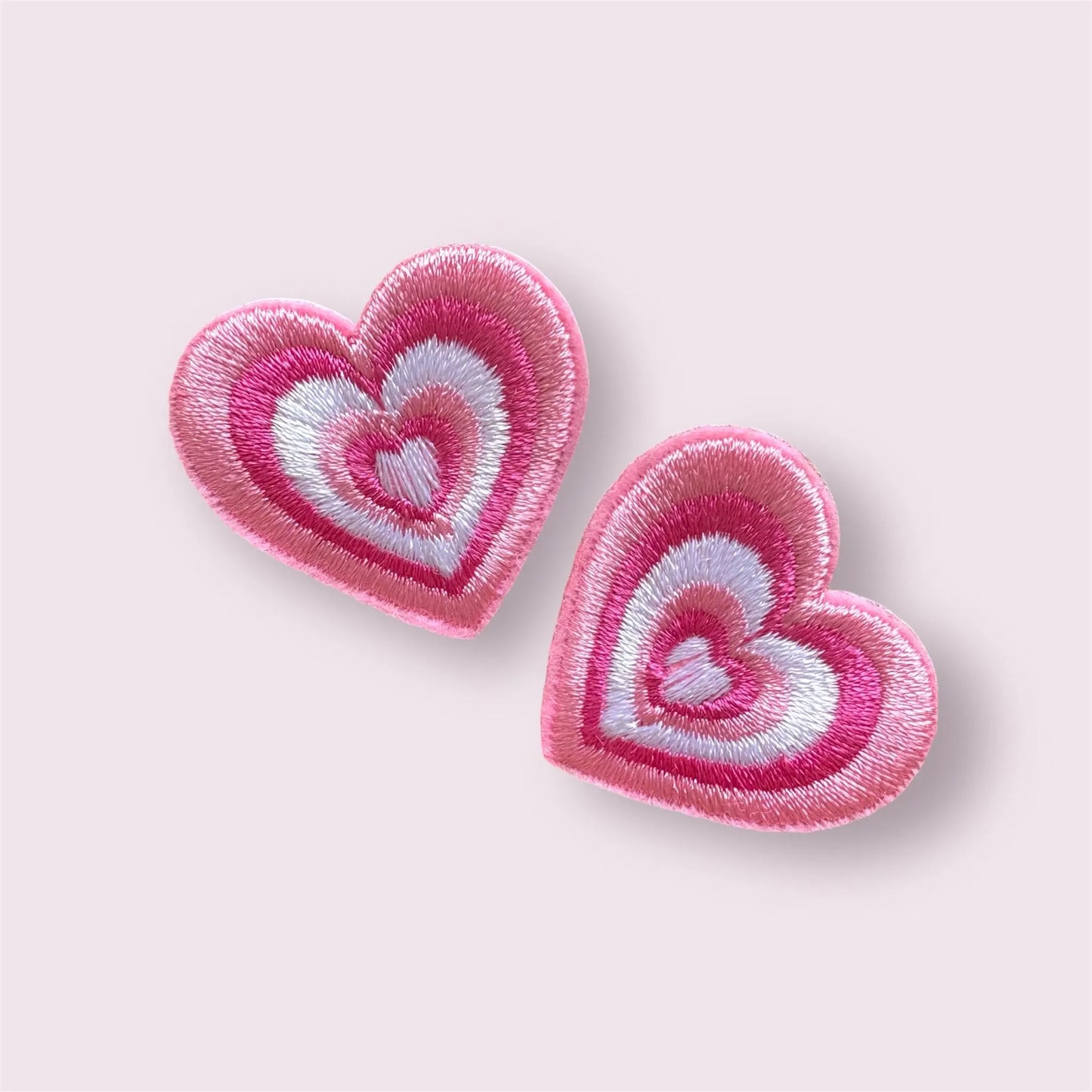 heart patch, pink 3cm