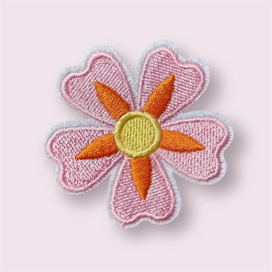 Pink flower patch, 51mm