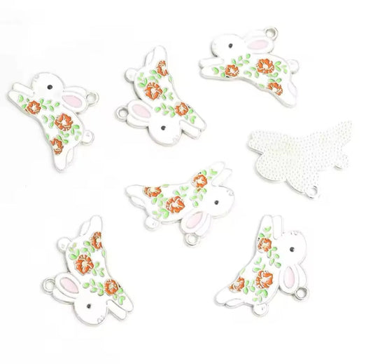 Rabbit charms, 28mm