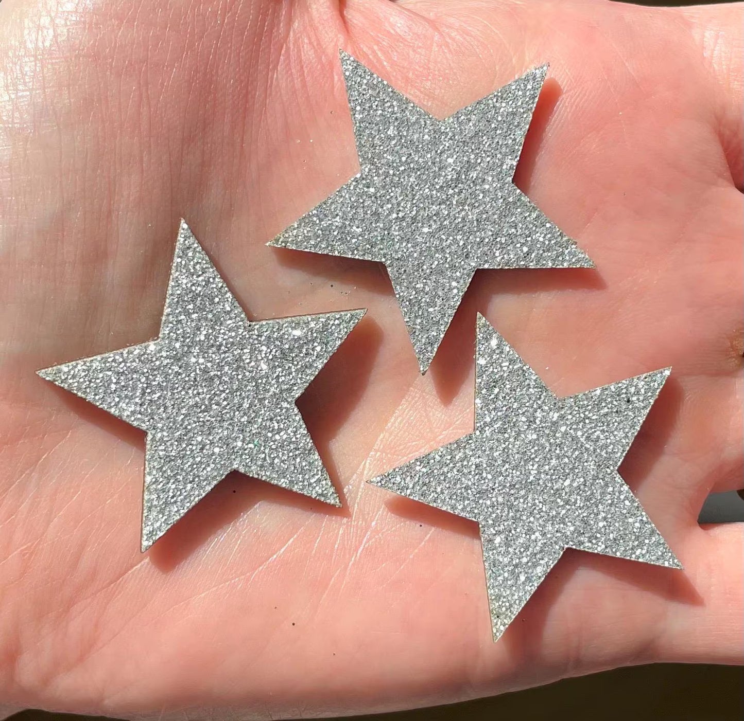 silver wooden stars, 35mm