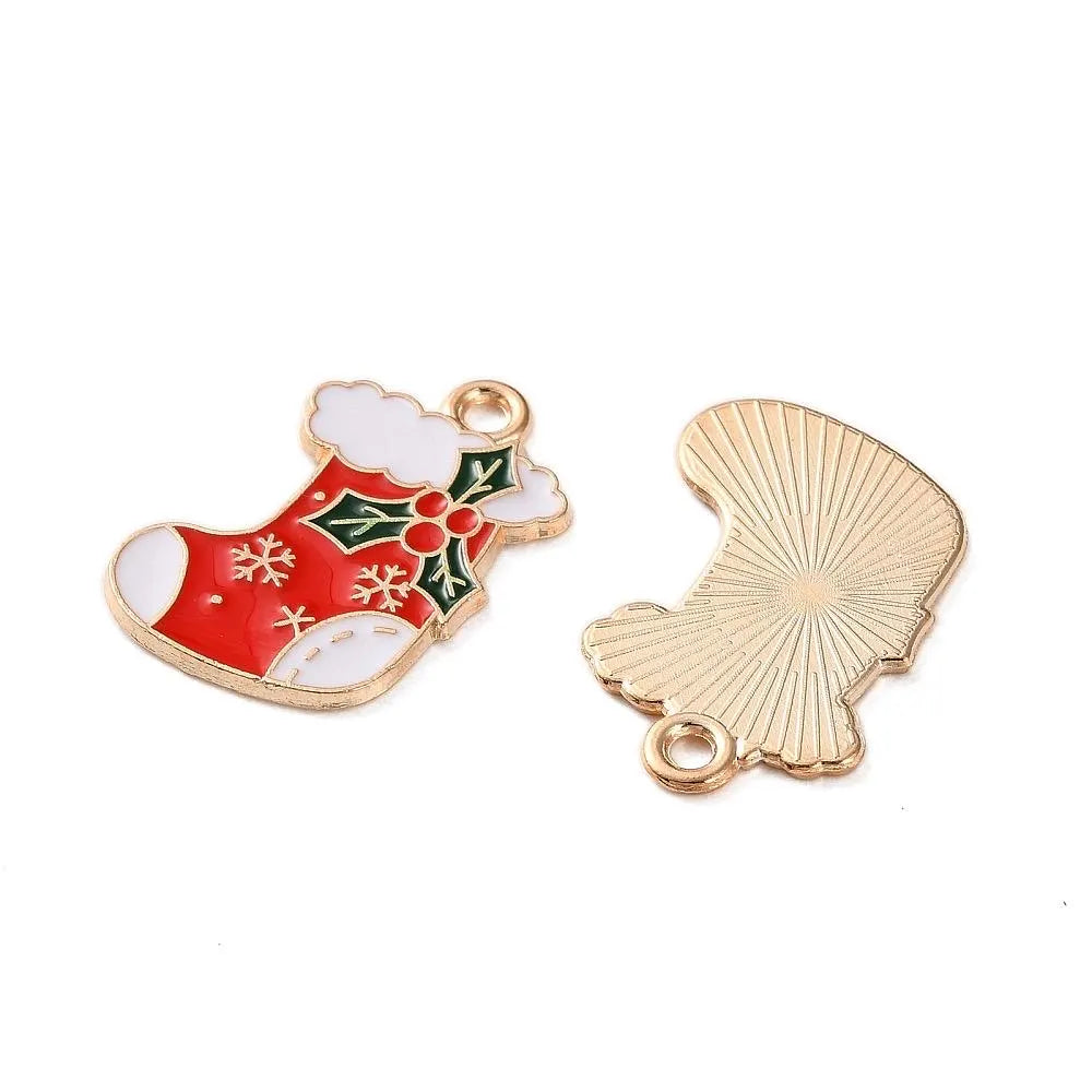 Christmas stocking charms, 20mm