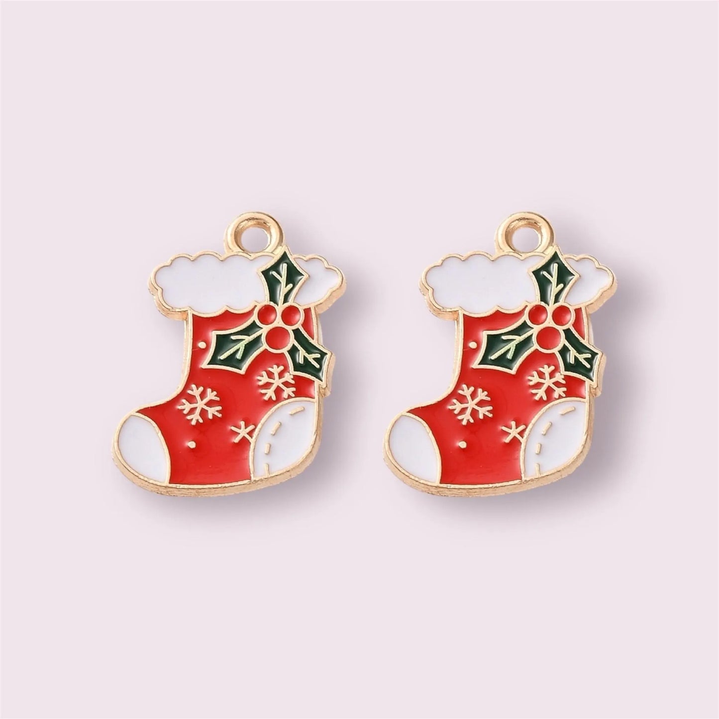 Christmas stocking charms, 20mm