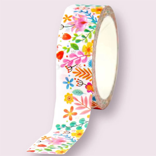 Flower washi tape, 10m length