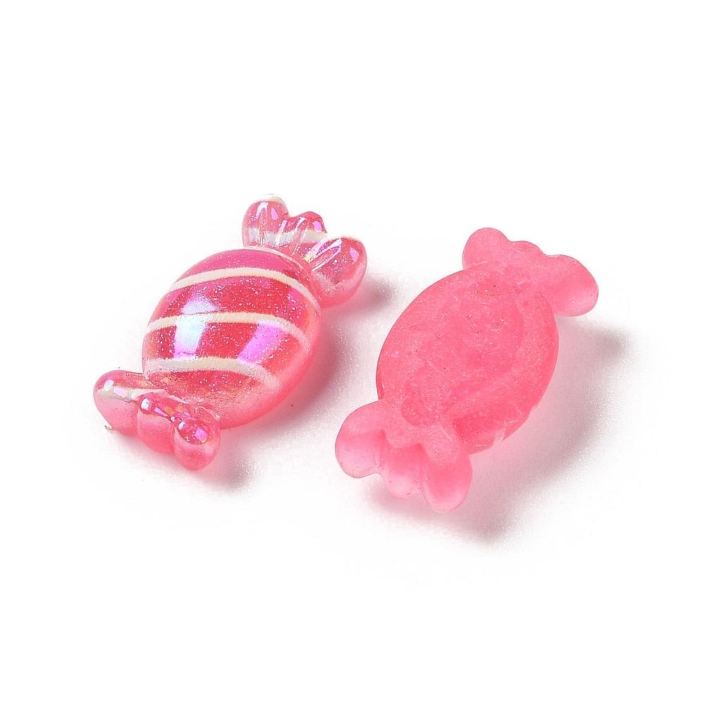 Pink sweets cabochon, 25mm